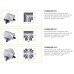 Модульные светильники HALLA Lighting серии ZS-S симметричные